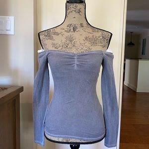 HOLLISTER Off-the-shoulder Tight Long Sleeve